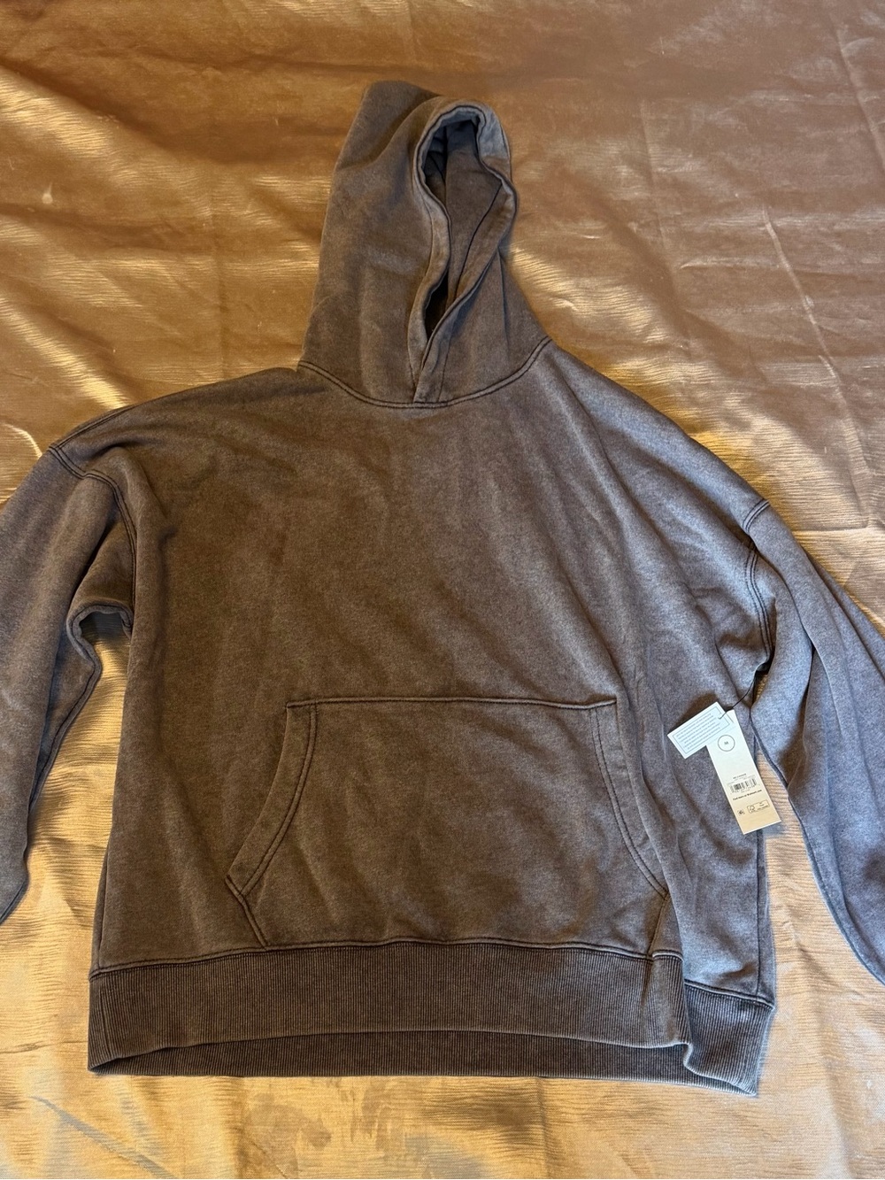 No Boundaries Men's Hooded Pullover - gray